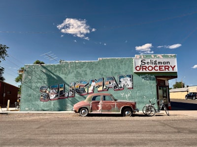 Supermarket checkout area